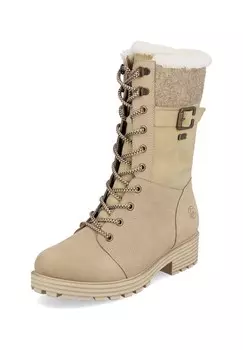 Замшевые ботильоны Remonte, кремовый