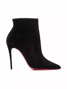 Замшевые ботильоны So Kate 100 Christian Louboutin, черный