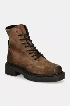 Замшевые ботильоны Steve Madden Chiney до щиколотки, бежевый