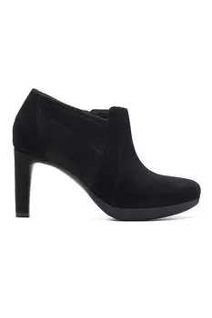 Замшевые ботинки Ambyr Clarks, черный