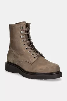 Замшевые ботинки Calvin Klein BOOT W/ ZIP SUEDE, бежевый