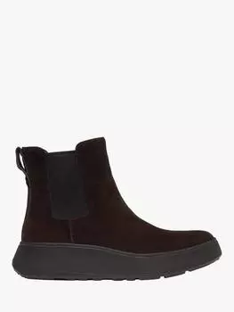 Замшевые ботинки челси на плоской подошве f-mode FitFlop, коричневый