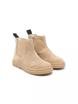 Замшевые ботинки Douuod Kids, нейтральный цвет