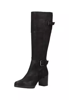 Замшевые ботинки GEOX, черный