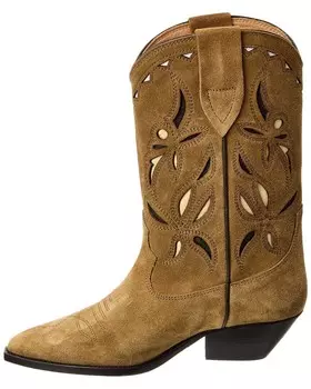 Замшевые ботинки Isabel Marant Duerto, зеленый