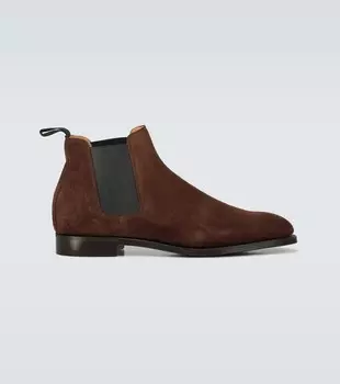 Замшевые ботинки Lawry John Lobb, коричневый