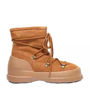 Замшевые ботинки на шнуровке Moon Boot, коричневый