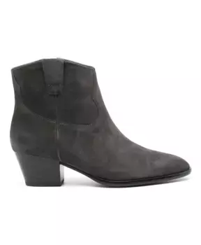 Замшевые ботинки с острым носком Ash, серый