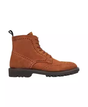 Замшевые ботинки Thomas на шнуровке Scarosso, коричневый