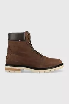 Замшевые ботинки Tommy Hilfiger, коричневый