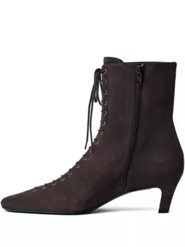 Замшевые ботинки TOTEME, коричневый