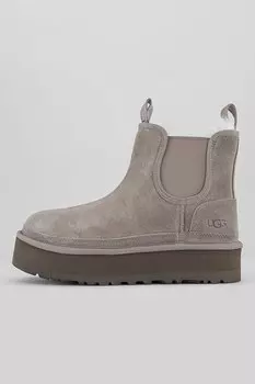 Замшевые ботинки Ugg, серый