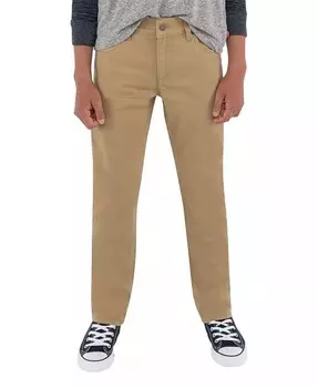 Замшевые брюки узкого кроя Big Boys 511 с 5 карманами Levi'S, золотой