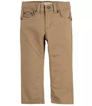 Замшевые брюки узкого кроя Levi's Little Boys 2T-7X 511, бежевый