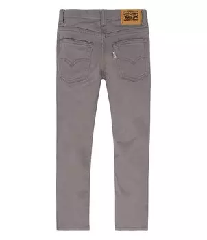 Замшевые брюки узкого кроя Levi's Little Boys 2T-7X 511, серый