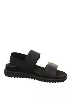 Замшевые черные женские сандалии Legero