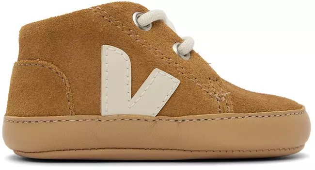 Замшевые детские ходунки Baby Brown VEJA
