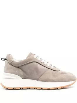 Замшевые кеды Doucal на шнуровке Doucal'S, серый