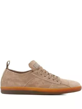 Замшевые кеды на шнуровке Alexander Hotto, нейтральный