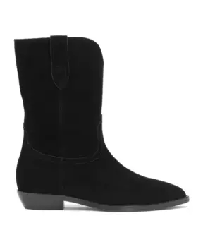 Замшевые ковбойские сапоги Kazar, черный