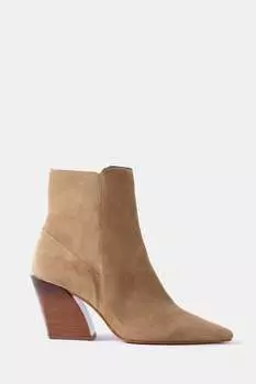 Замшевые ковбойские сапоги Mint Velvet, мультиколор