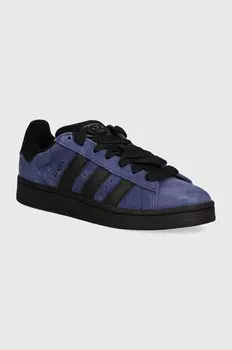 Замшевые кроссовки adidas Originals Campus 00s, темно-синий