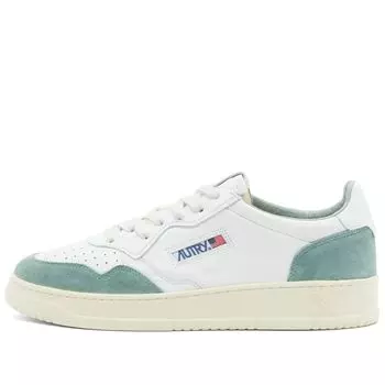 Замшевые Кроссовки Autry Medalist из козьей кожи, белый