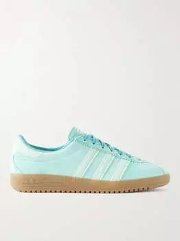 Замшевые кроссовки-бермуды ADIDAS ORIGINALS, синий