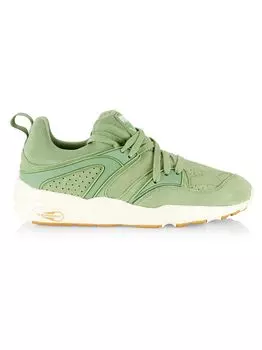 Замшевые кроссовки Blaze Of Glory MMQ Puma, зеленый