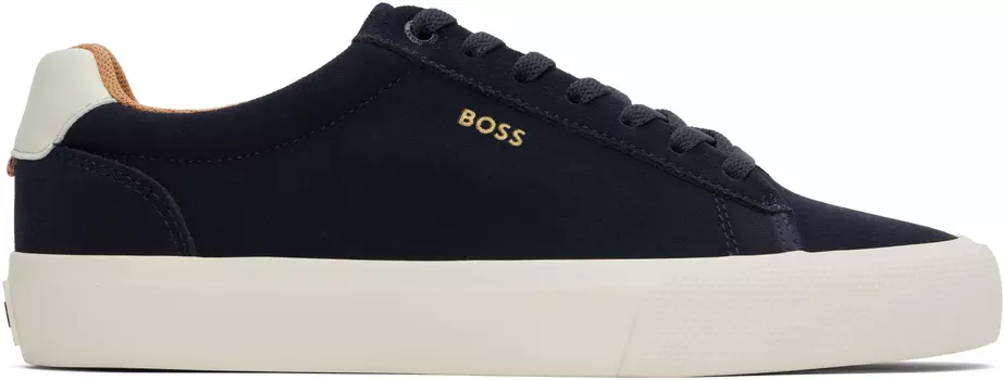 Замшевые кроссовки BOSS