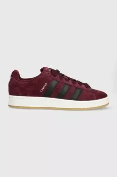 Замшевые кроссовки Campus 00s adidas Originals, бордовый