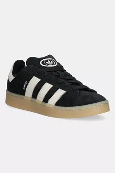Замшевые кроссовки CAMPUS 00s Adidas Originals, черный
