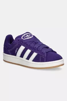 Замшевые кроссовки CAMPUS 00s Adidas Originals, фиолетовый