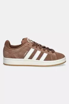 Замшевые кроссовки CAMPUS 00s Adidas Originals, коричневый