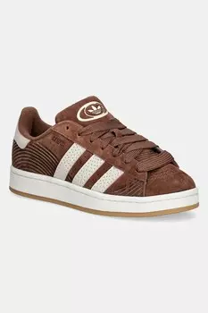 Замшевые кроссовки CAMPUS 00s Adidas Originals, коричневый