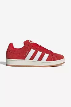 Замшевые кроссовки Campus 00S adidas Originals, красный