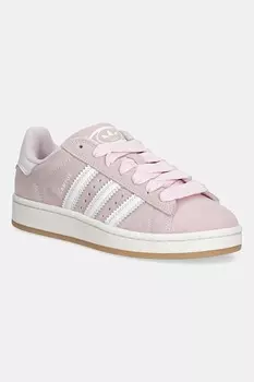 Замшевые кроссовки CAMPUS 00s Adidas Originals, розовый
