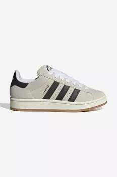 Замшевые кроссовки CAMPUS 00s Adidas Originals, серый