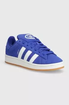 Замшевые кроссовки Campus 00s adidas Originals, синий