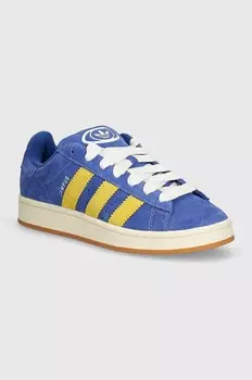 Замшевые кроссовки Campus 00s adidas Originals, синий