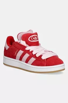Замшевые кроссовки Campus 00S Double Adidas Originals, красный