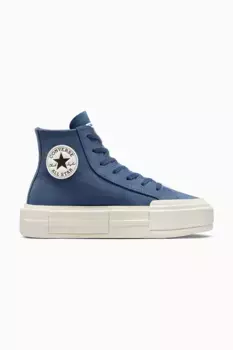 Замшевые кроссовки Chuck Taylor All Star Cruise Converse, темно-синий