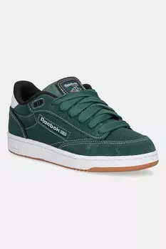 Замшевые кроссовки Club C Bulc Cln Reebok Classic, зеленый