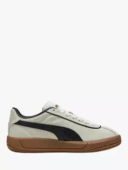 Замшевые кроссовки club klassika PUMA, цвет Off White/Black