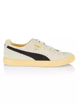 Замшевые кроссовки Clyde Hairy Puma, серый