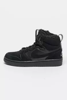 Замшевые кроссовки Court Borough Nike, черный