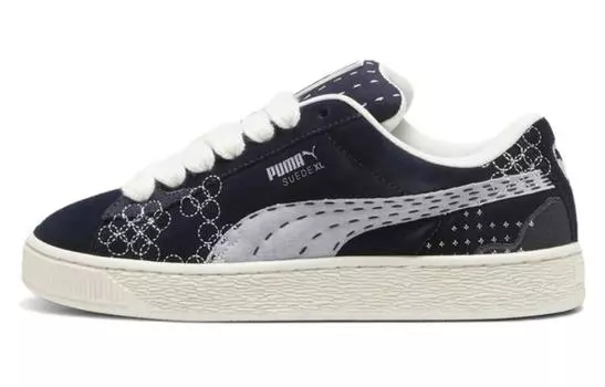 Замшевые кроссовки для скейтбординга Puma унисекс, Военно-морской