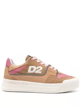 Замшевые кроссовки DSQUARED2, коричневый