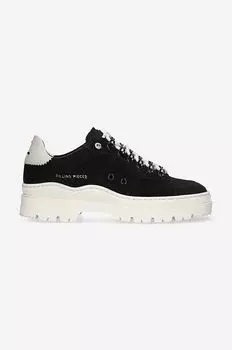 Замшевые кроссовки Filling Pieces, черный
