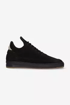 Замшевые кроссовки Filling Pieces, черный